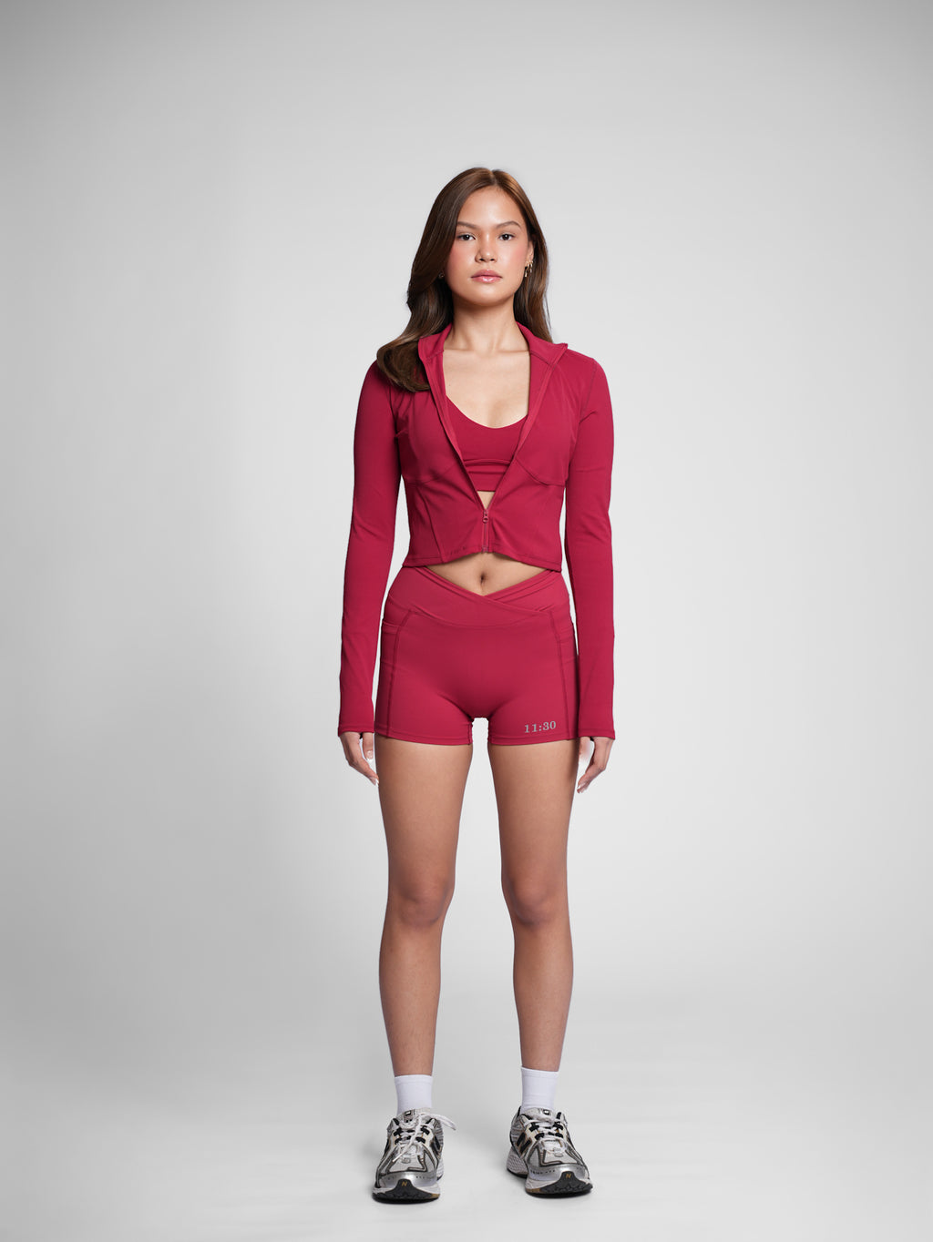 Hourglass Classic Jacket in Cherry Red